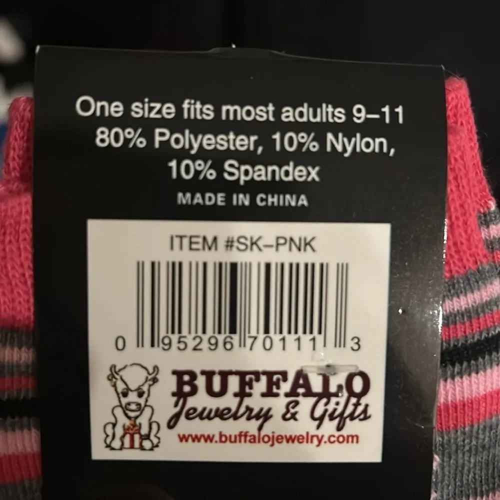 Breast Cancer Awareness Buffalo David Bitton Pink Argyle Crew Socks